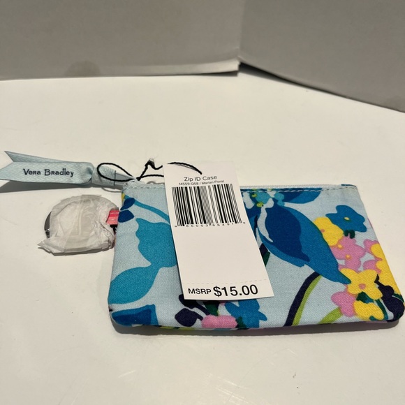 Vera Bradley Colorful Zip ID Holder Marian Floral - Picture 5 of 10